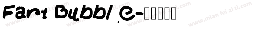 Fart Bubble字体转换